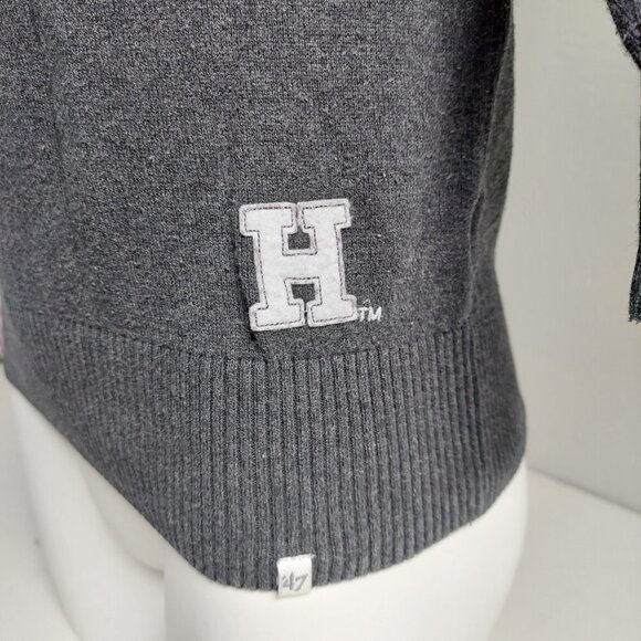 Forty Seven 47 Brand Crew Neck 3/4 Sleeve S Harvard University Pullover Sweater - Picture 3 of 9